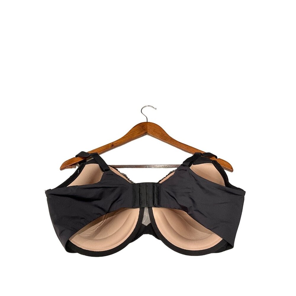 Olga Cloud 9 Super Soft Light Lift Underwire Bra 40DD Black Lace - Picture 5 of 6